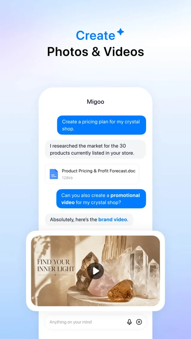 Migoo - Personalized AI For You - Screen 2