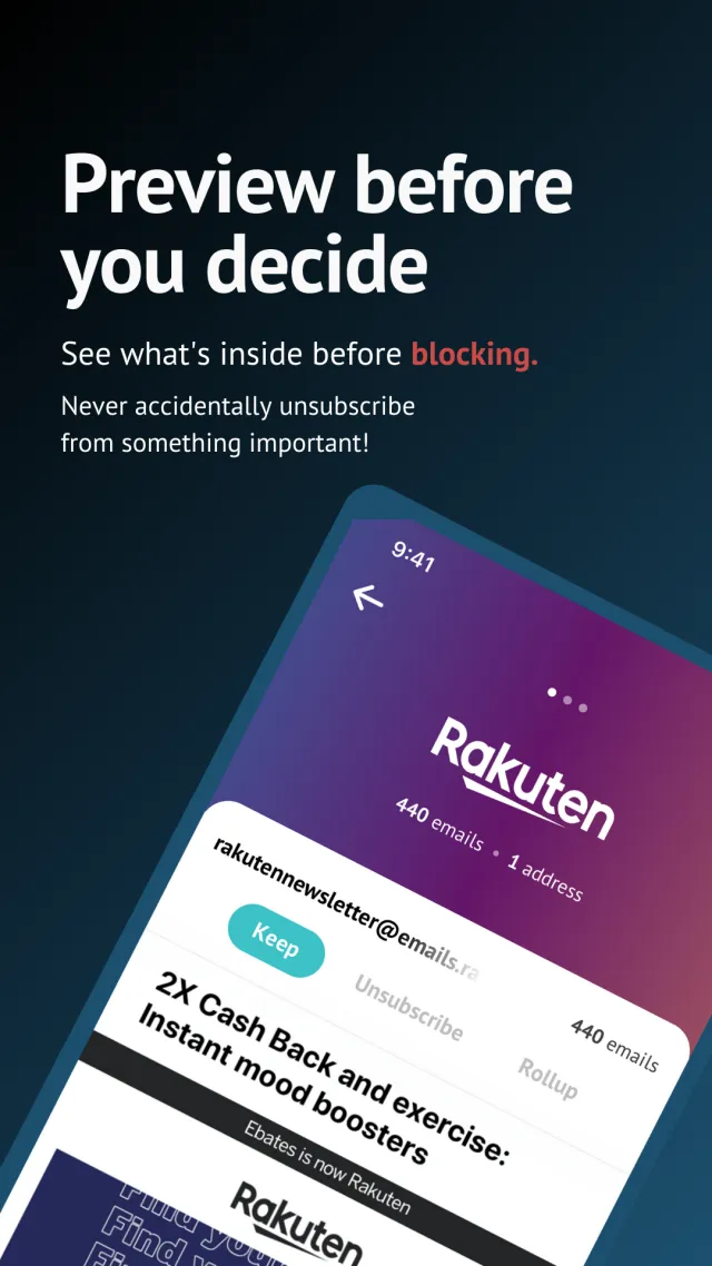 Unroll.Me - Inbox Mail Cleaner - Screen 5
