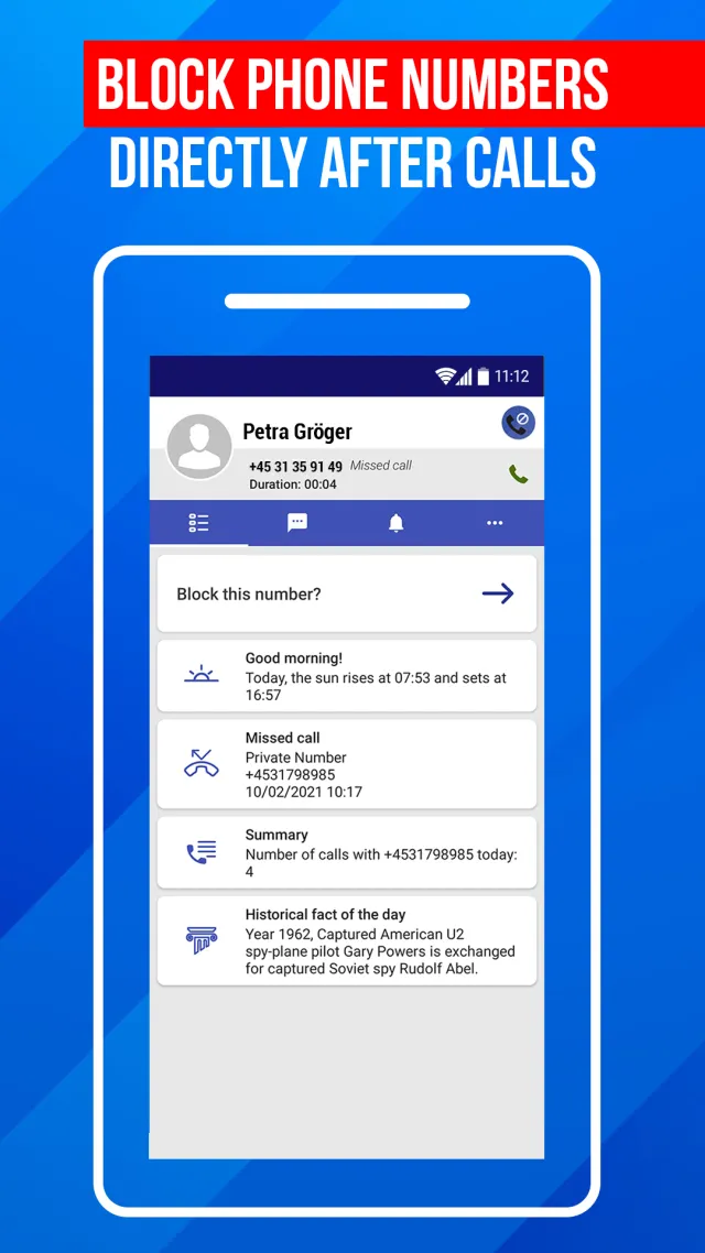 Call Block: Filter and Blocker - Screen 4