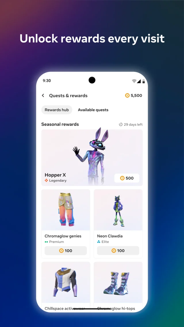 Meta Horizon - Screen 2