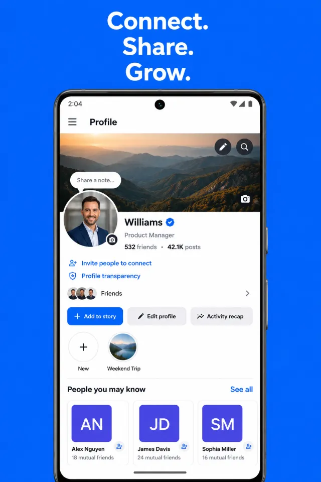 WN Social (Worldnoor) - Screen 1