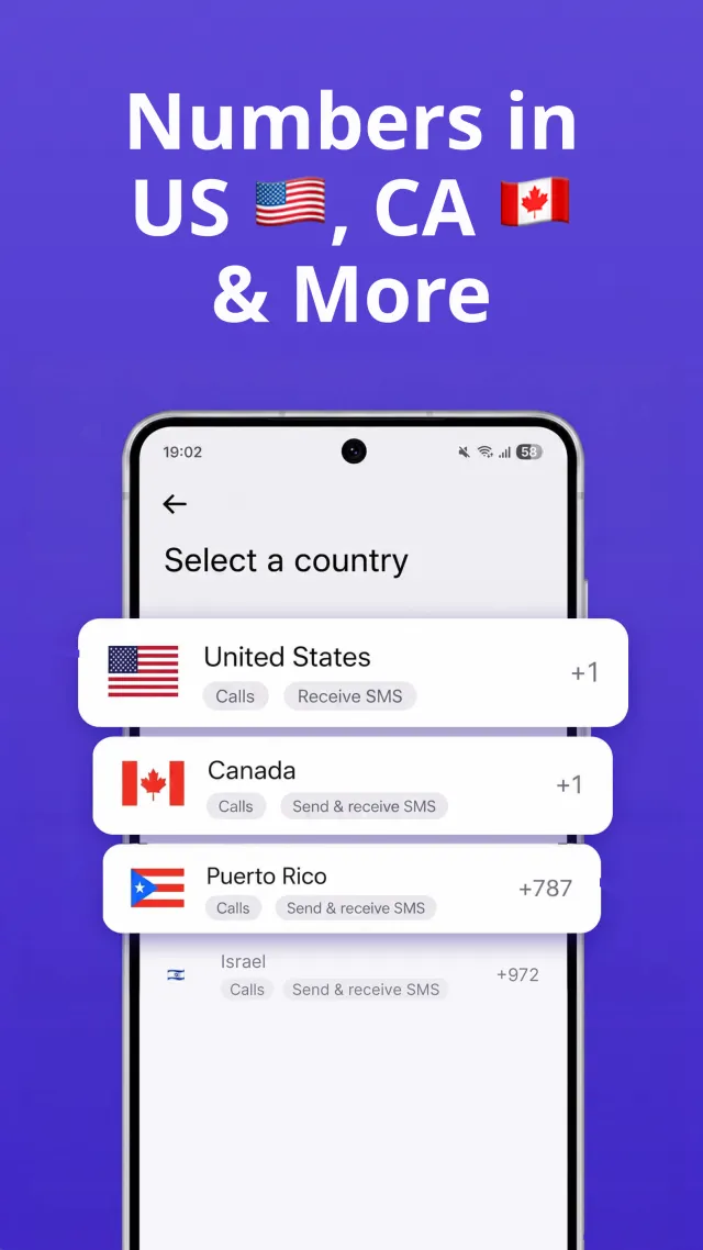 2nd Phone Number Calling, Text - Screen 2