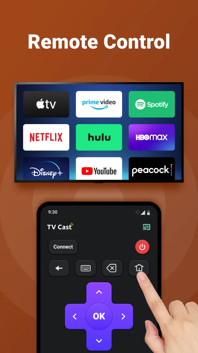 TV Cast - Roku Remote & All - Screen 3