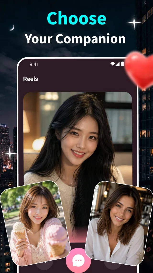 Chatica: AI Character Chat - Screen 1