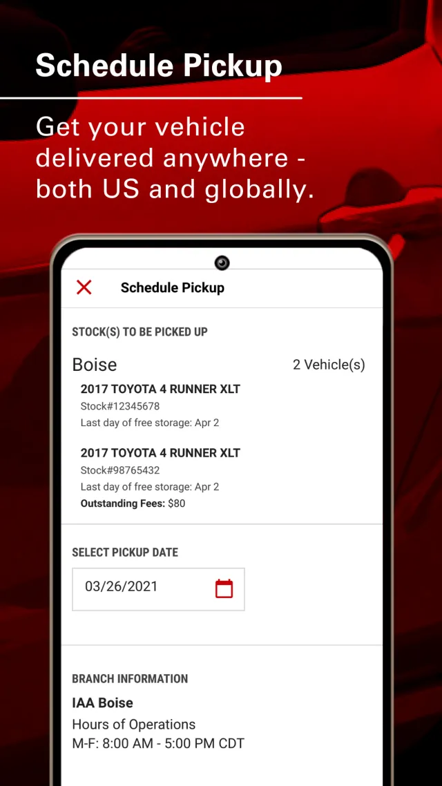 IAA Buyer Salvage Auctions - Screen 7