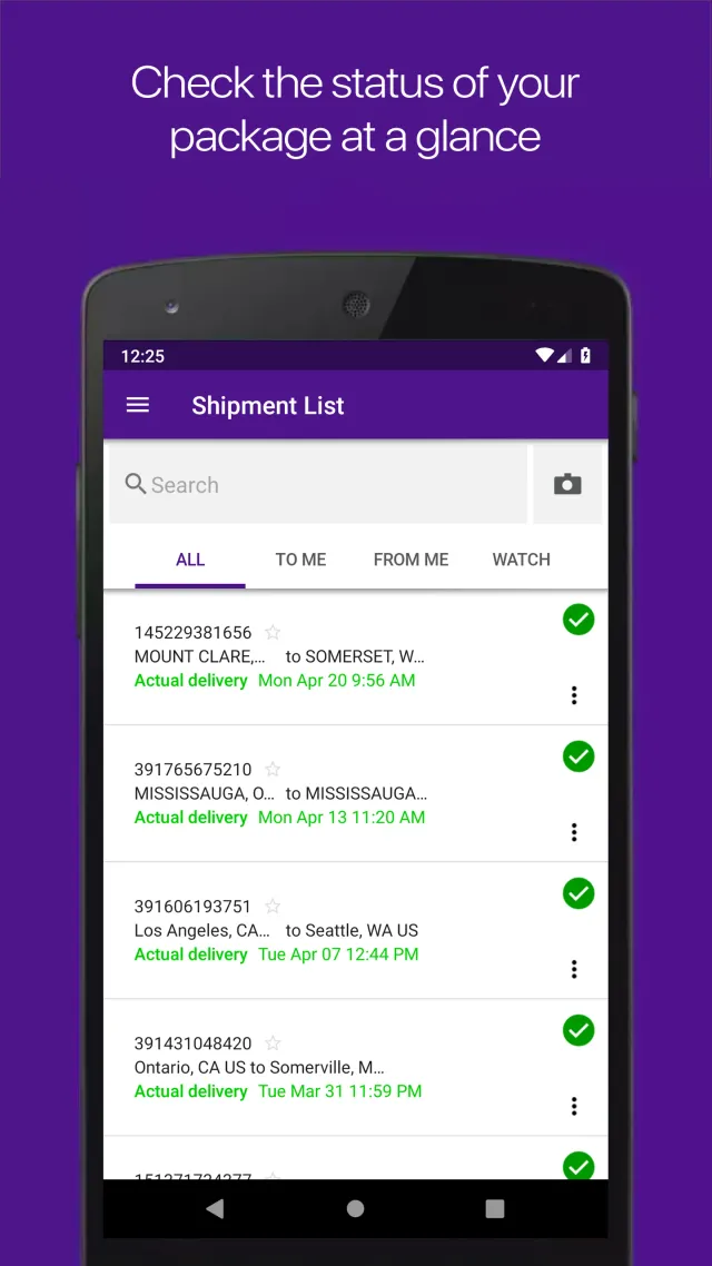 FedEx Mobile - Screen 2