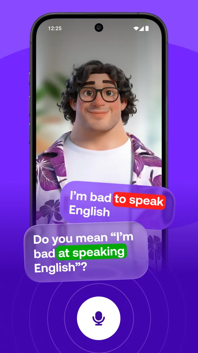 Praktika - AI Language Tutor - Screen 2