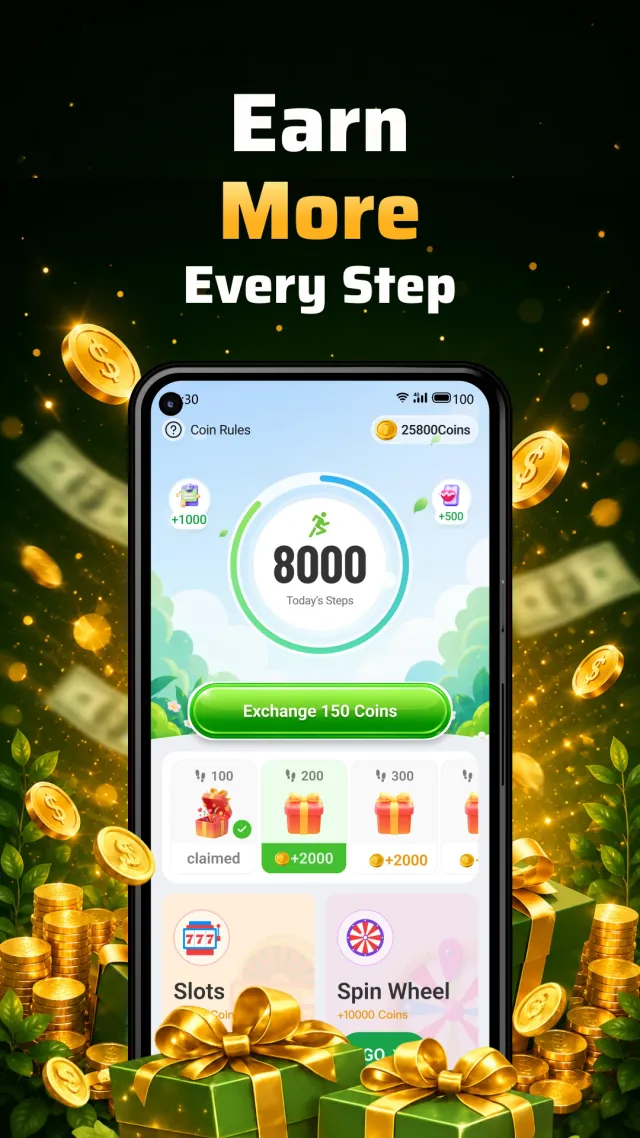 WalkDaily - Step Counter - Screen 2
