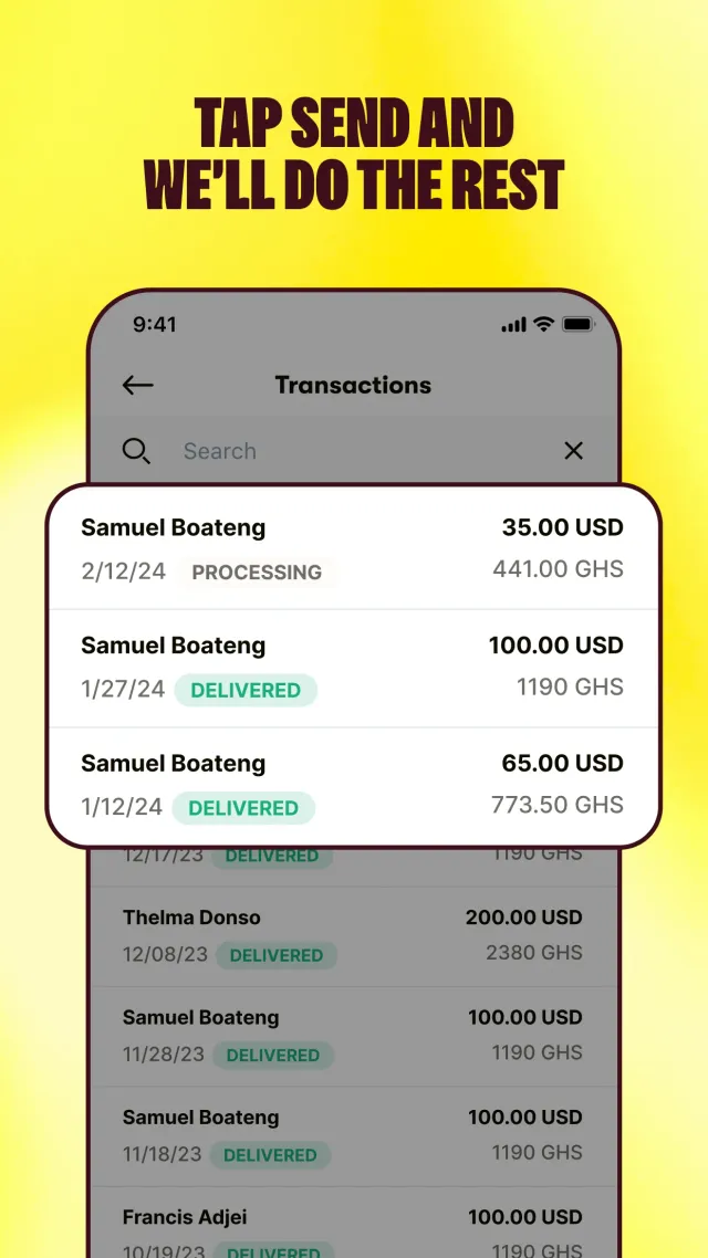 Sendwave: Send Money Abroad - Screen 5