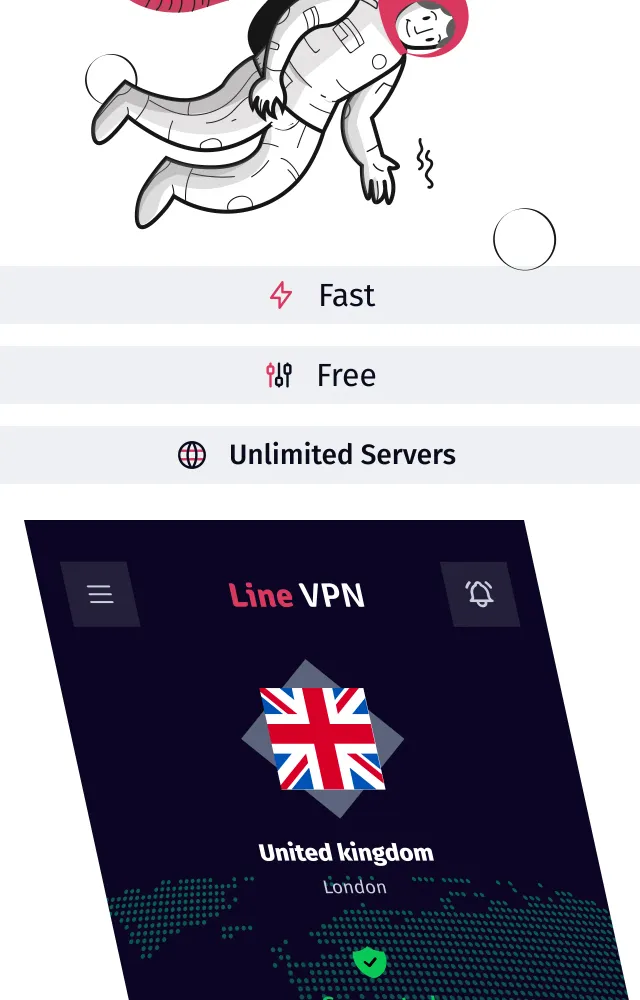 Line VPN - Screen 1
