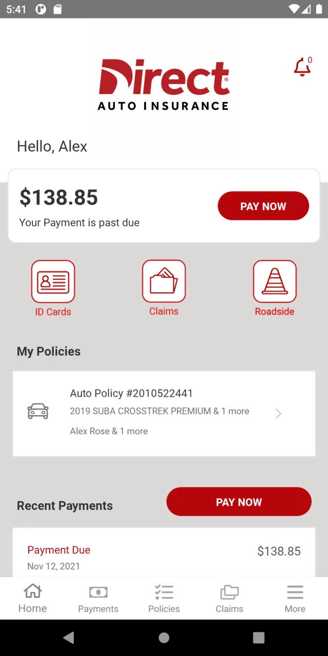 Direct Auto Insurance - Screen 2