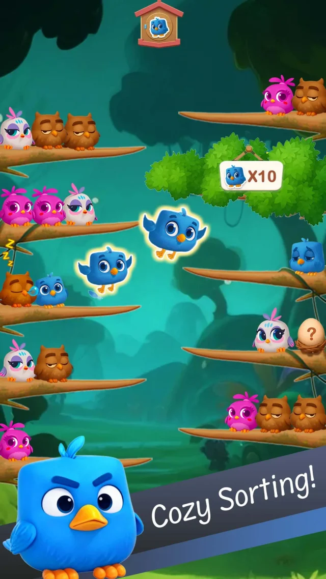 Chirpy Sort: Bird Color Puzzle - Screen 3