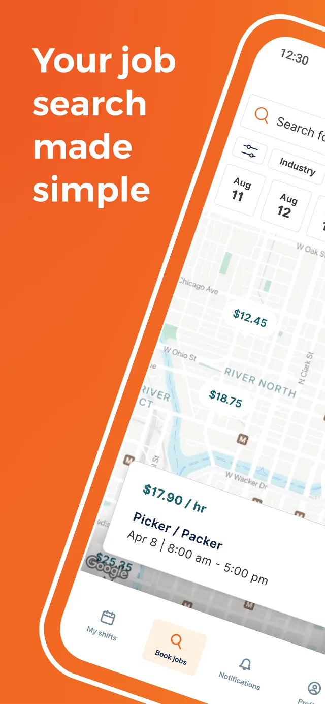 JobStack for Work | Daily Pay - Screen 1