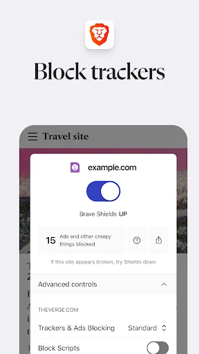 Brave Private Web Browser, VPN - Screen 4