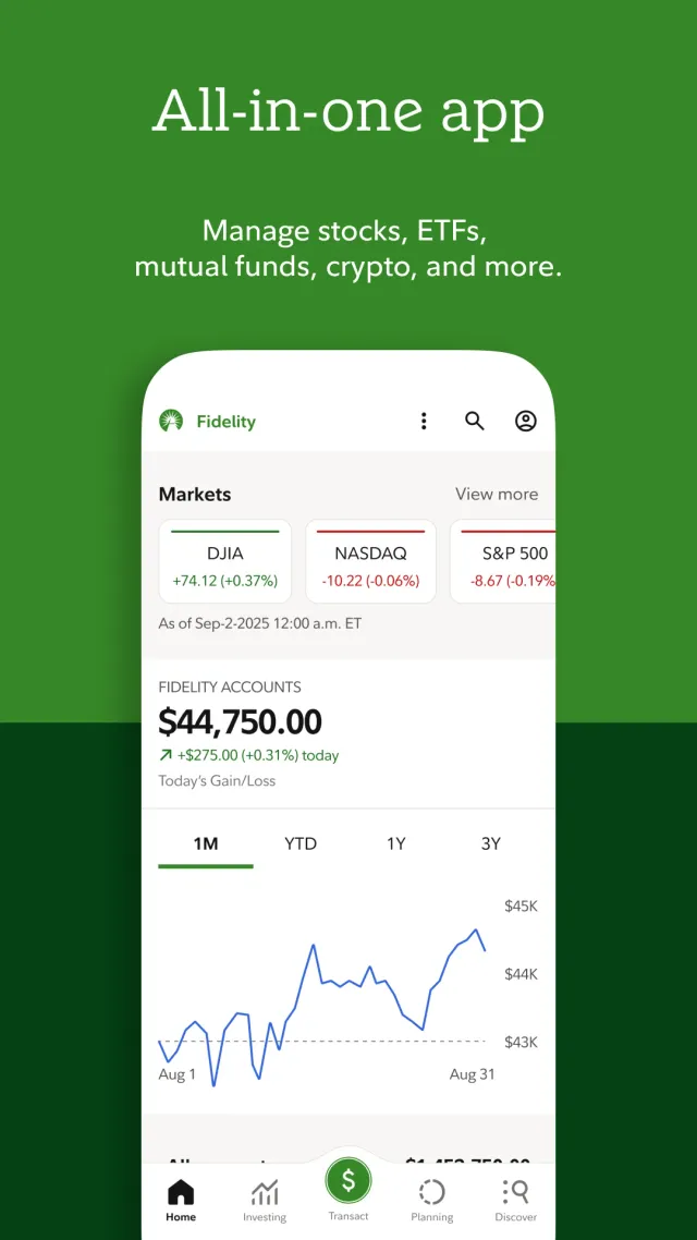 Fidelity Investments - Screen 1