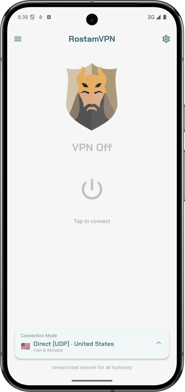 RostamVPN: Fast & Secure VPN - Screen 1