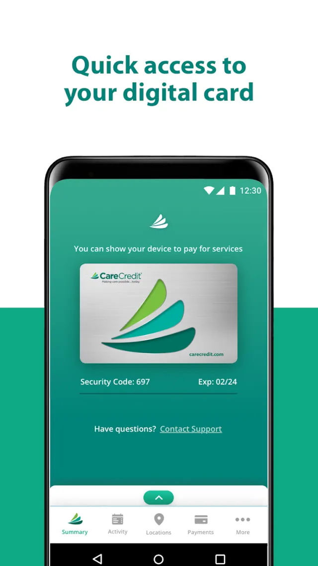 CareCredit Mobile - Screen 6