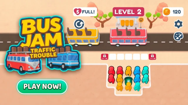Bus Jam: Traffic Trouble - Screen 1