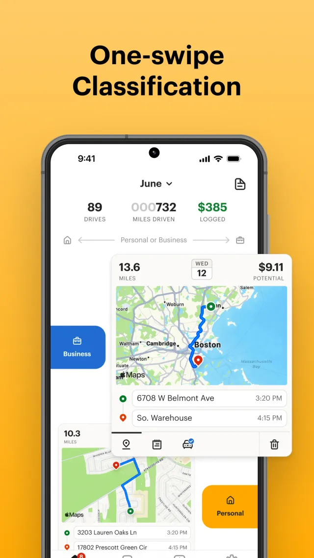 Mileage Tracker & Log - MileIQ - Screen 3
