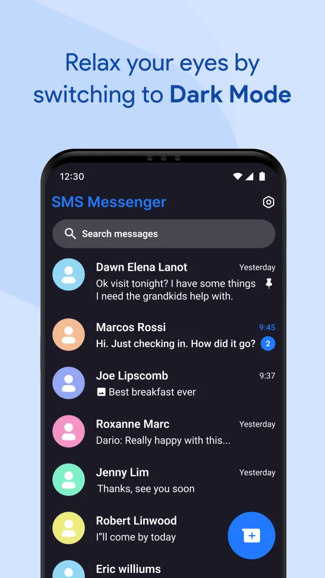 Messages For Android - Screen 2