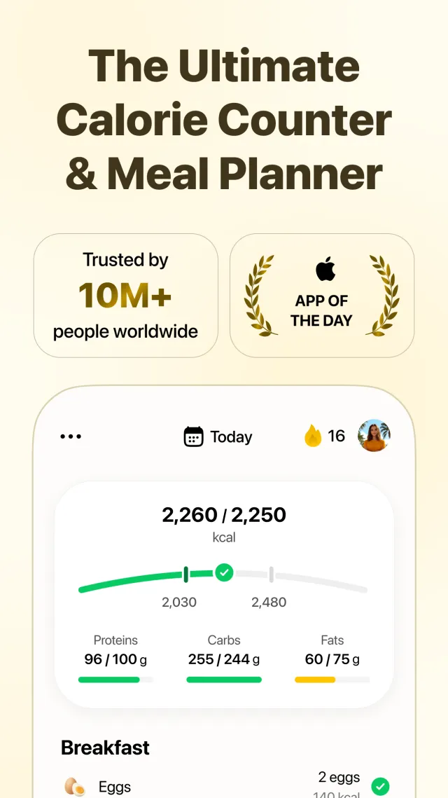 Fitia: Calorie Counter & Diet - Screen 1