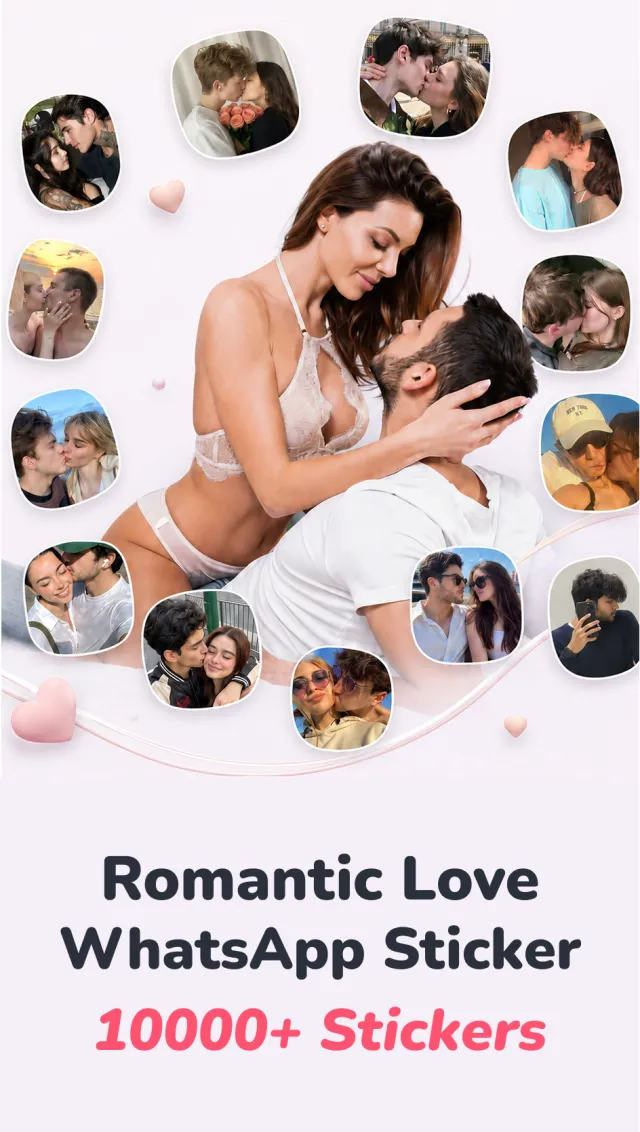 Romantic Stickers WAStickers - Screen 1