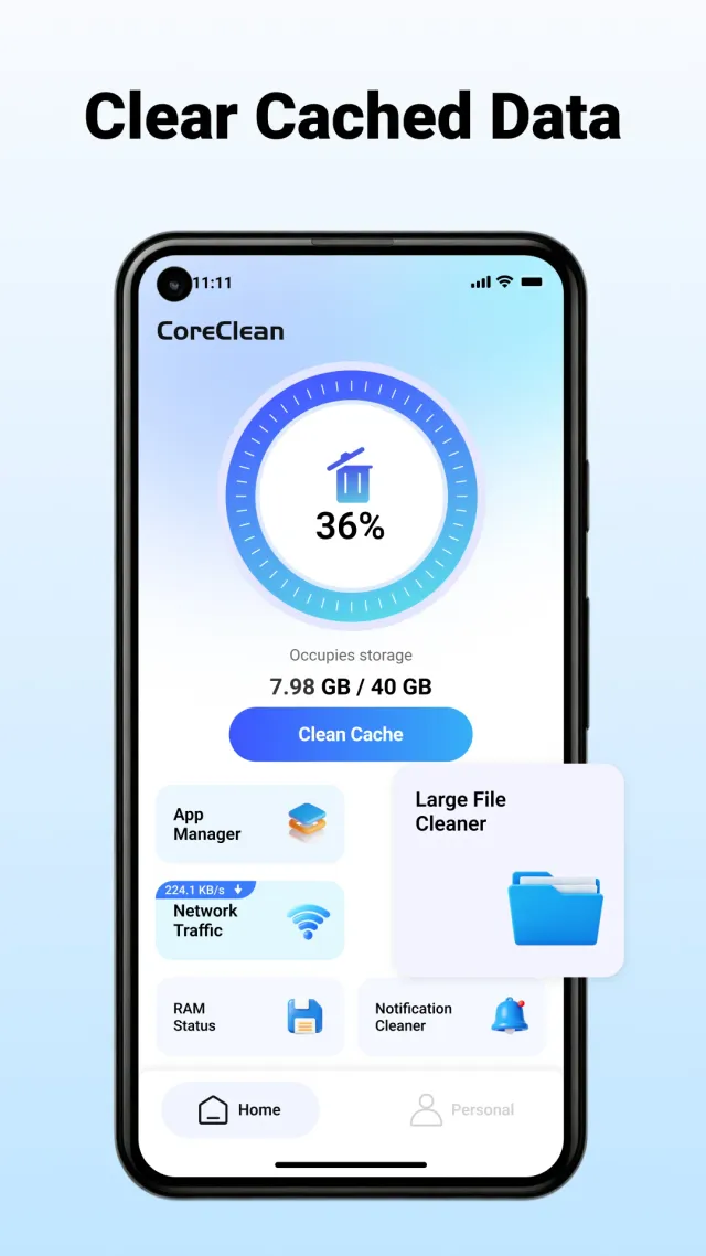 CoreClean: Quick & Fast - Screen 1