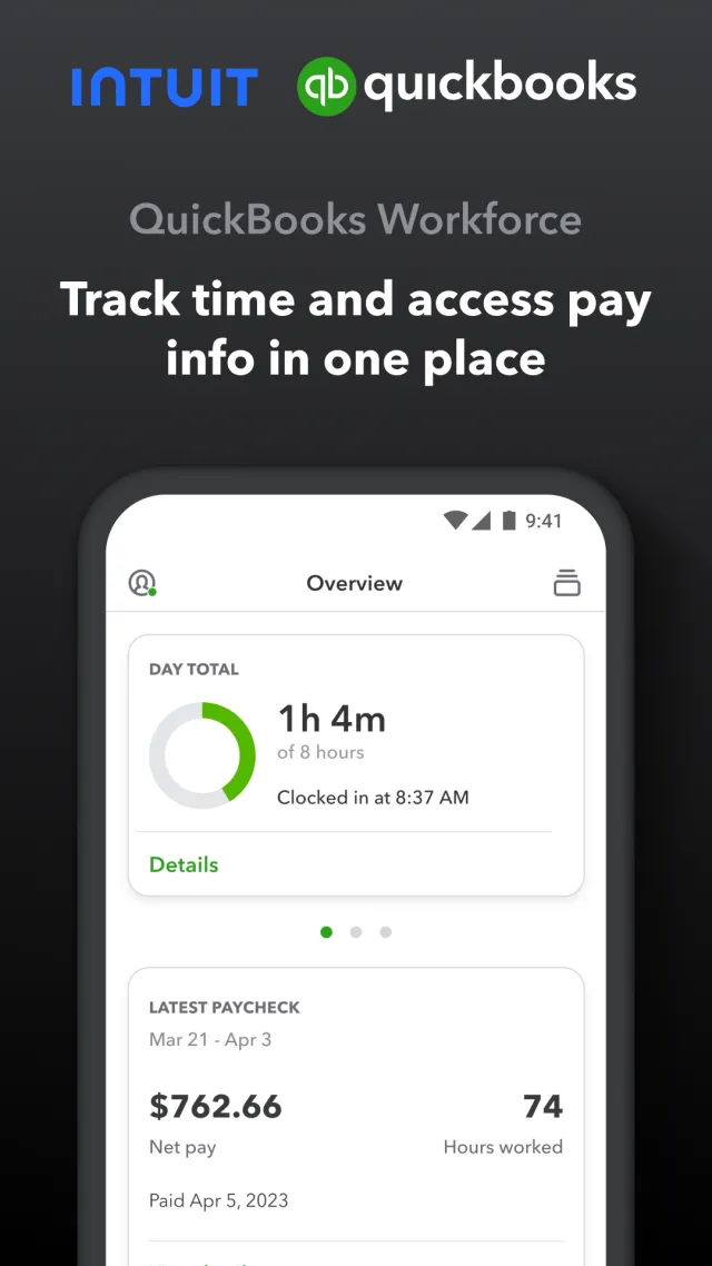 QuickBooks Workforce - Screen 1