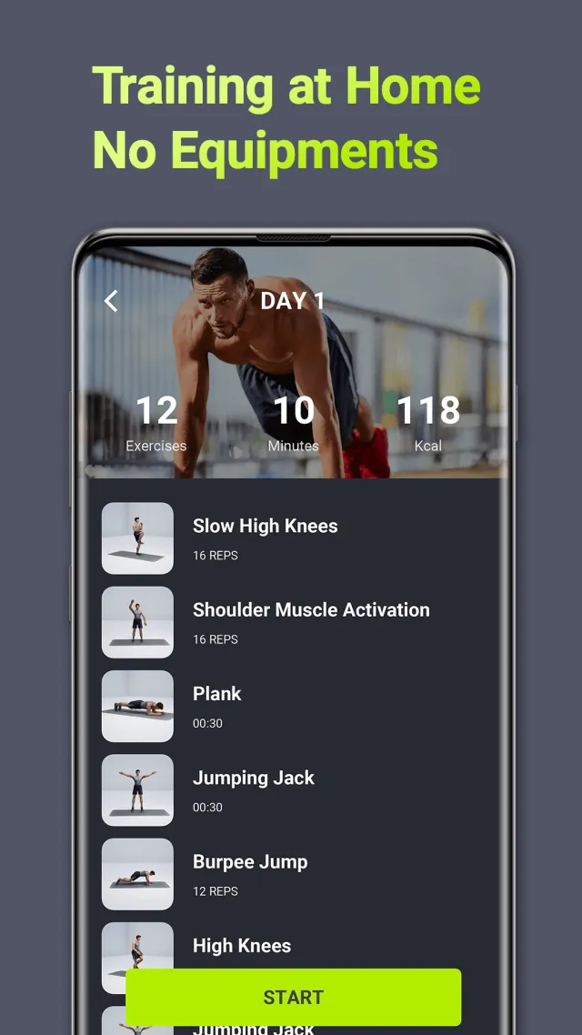 HIIT Workout for Men Lite - Screen 4