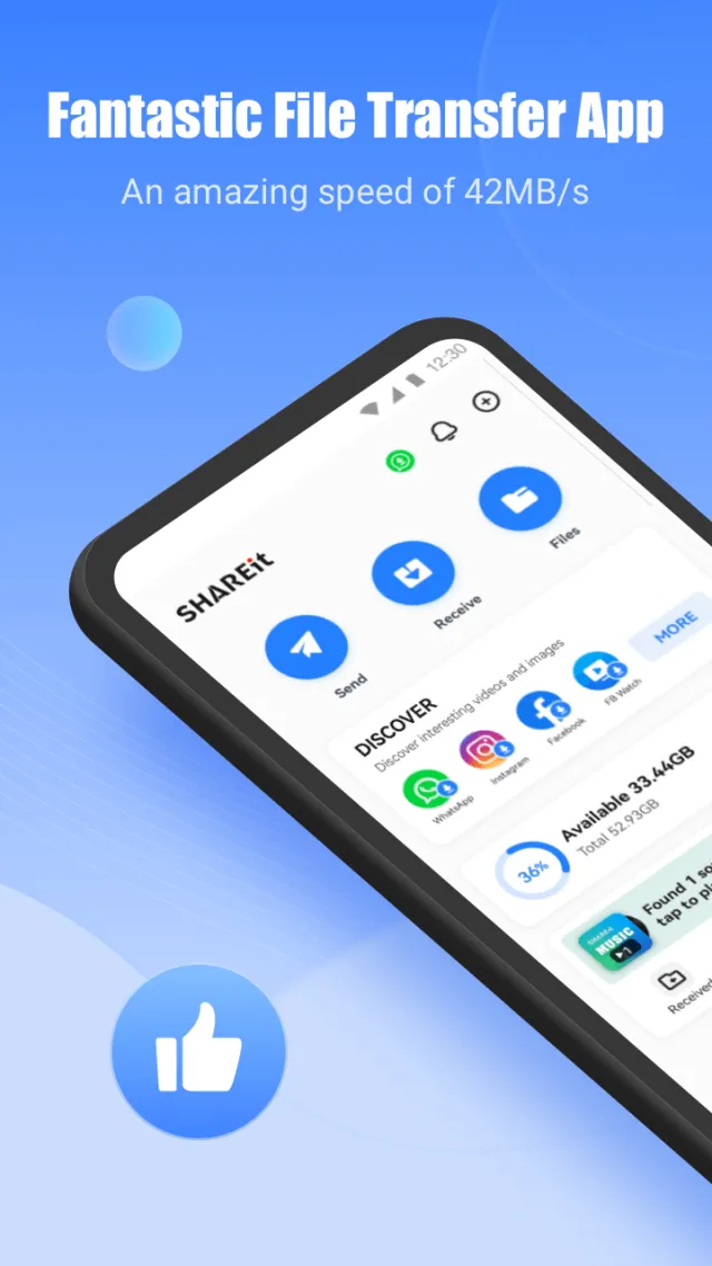 SHAREit: Transfer, Share Files - Screen 1