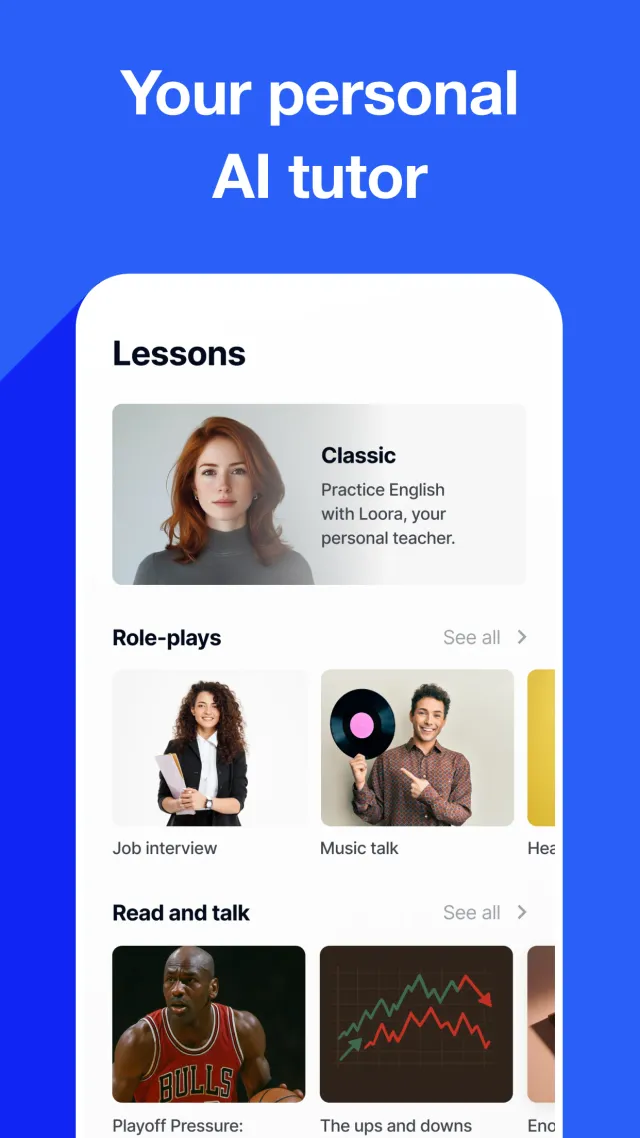Speak English with Loora AI - Screen 2