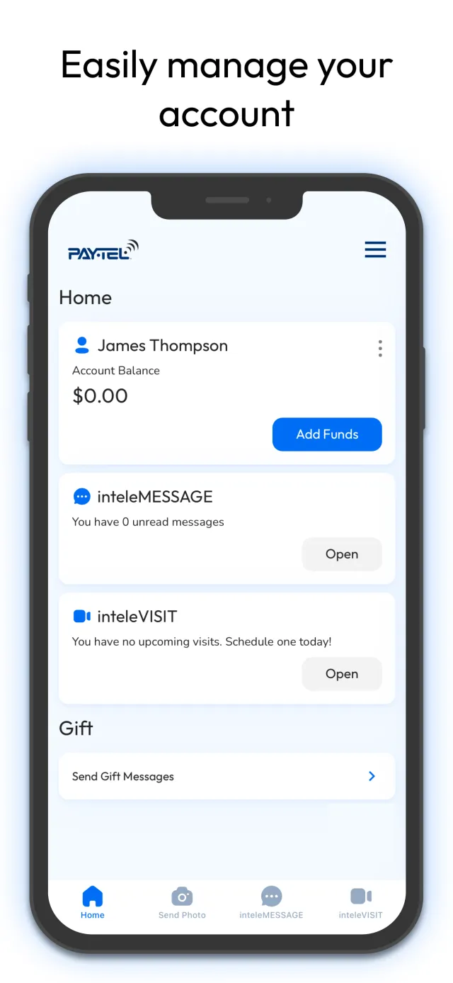 Pay Tel - Screen 1