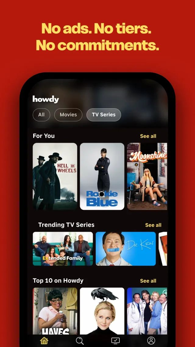 Howdy: Streaming Movies & TV - Screen 6