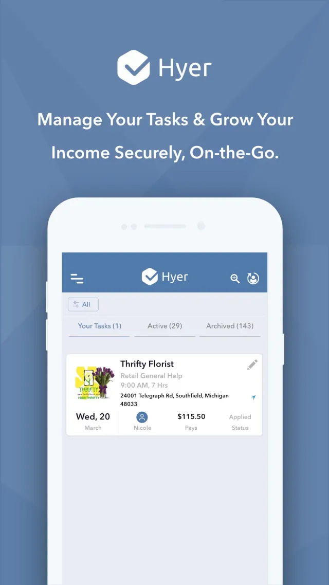 Hyer Job Search - Screen 7