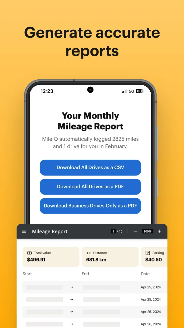 Mileage Tracker & Log - MileIQ - Screen 6