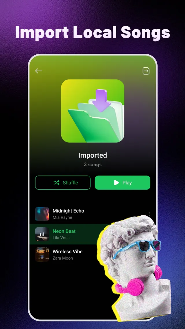 Runo Pro - Music Player - Screen 2