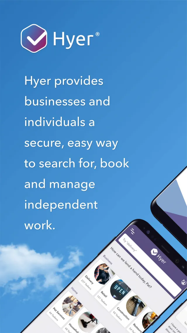 Hyer Job Search - Screen 1