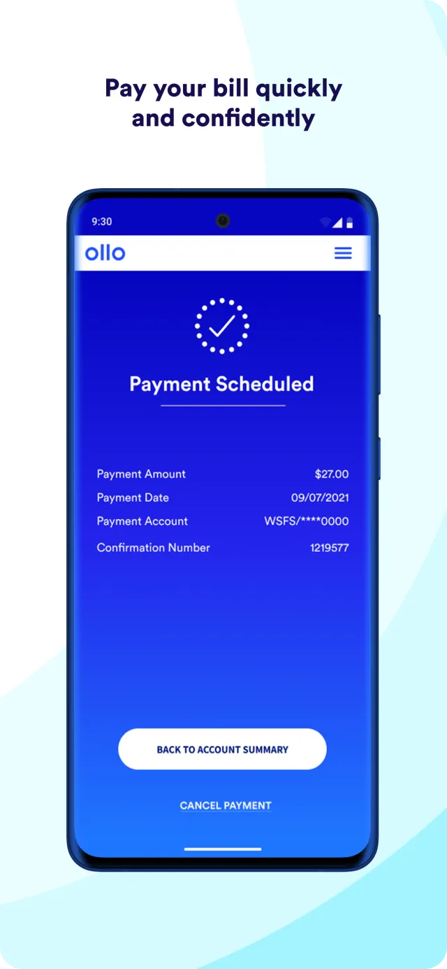 Ollo Credit Card Mobile App - Screen 5