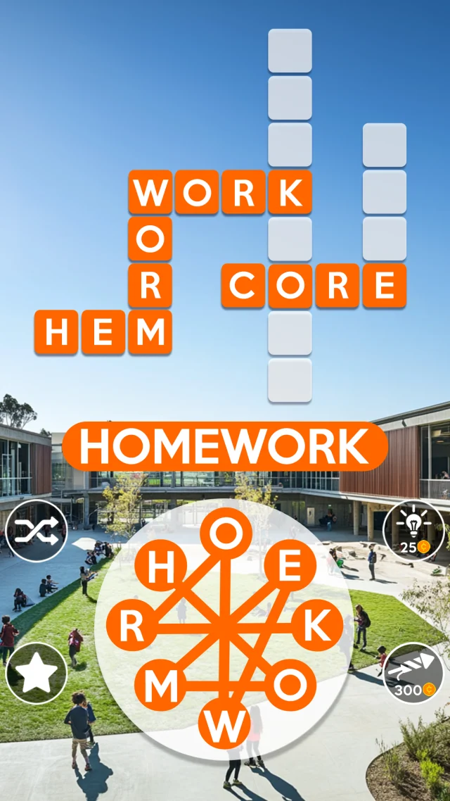 Wordscapes: Word puzzle game - Screen 1