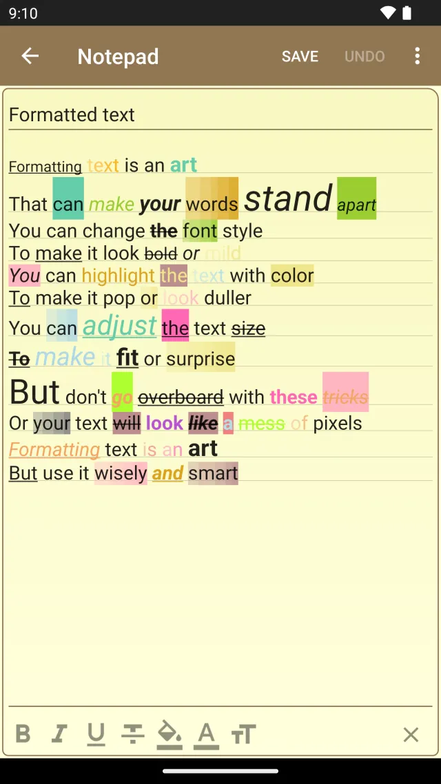 Notepad - simple notes - Screen 6