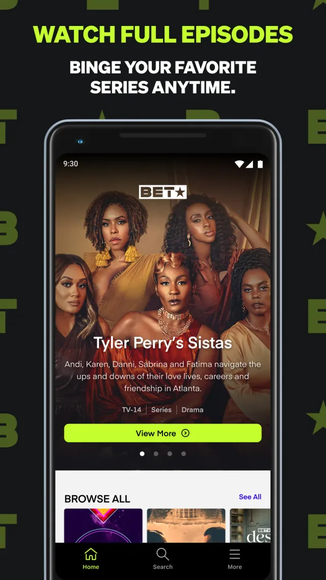 BET NOW - Watch Shows - Screen 1