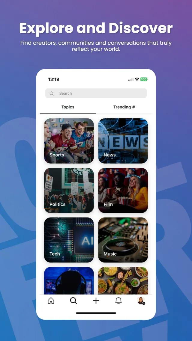 UpScrolled - Screen 2