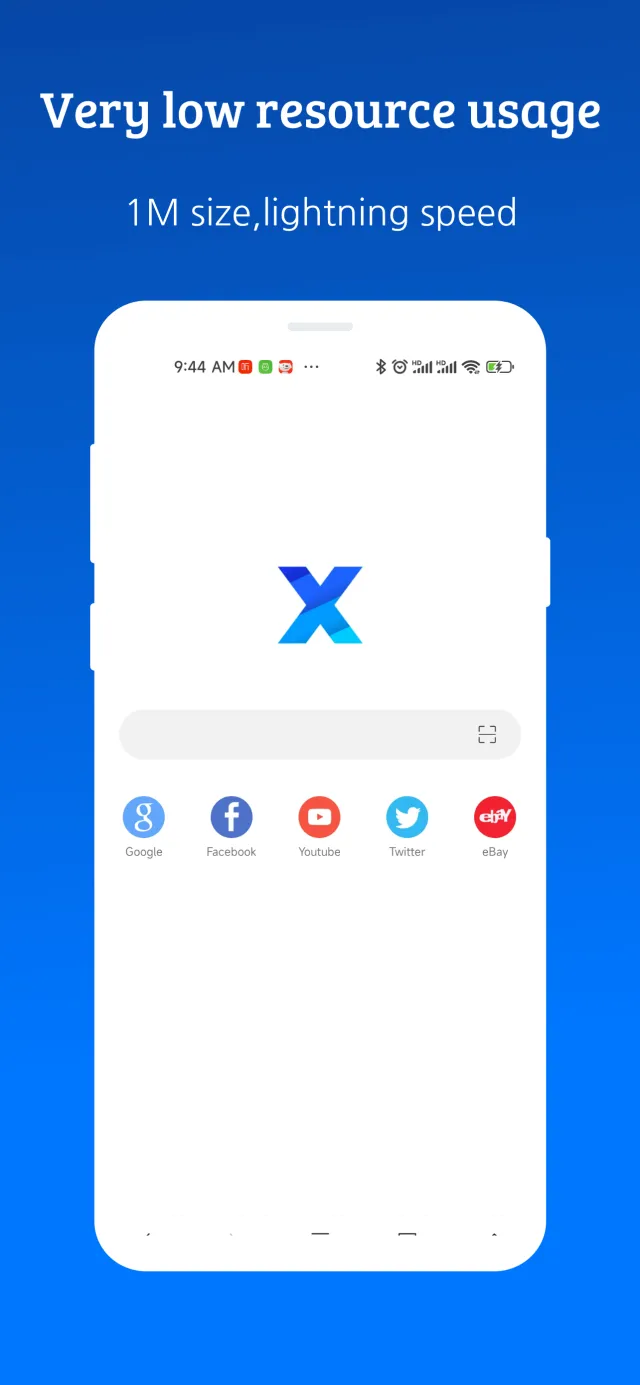X Browser -Light & Super fast - Screen 1
