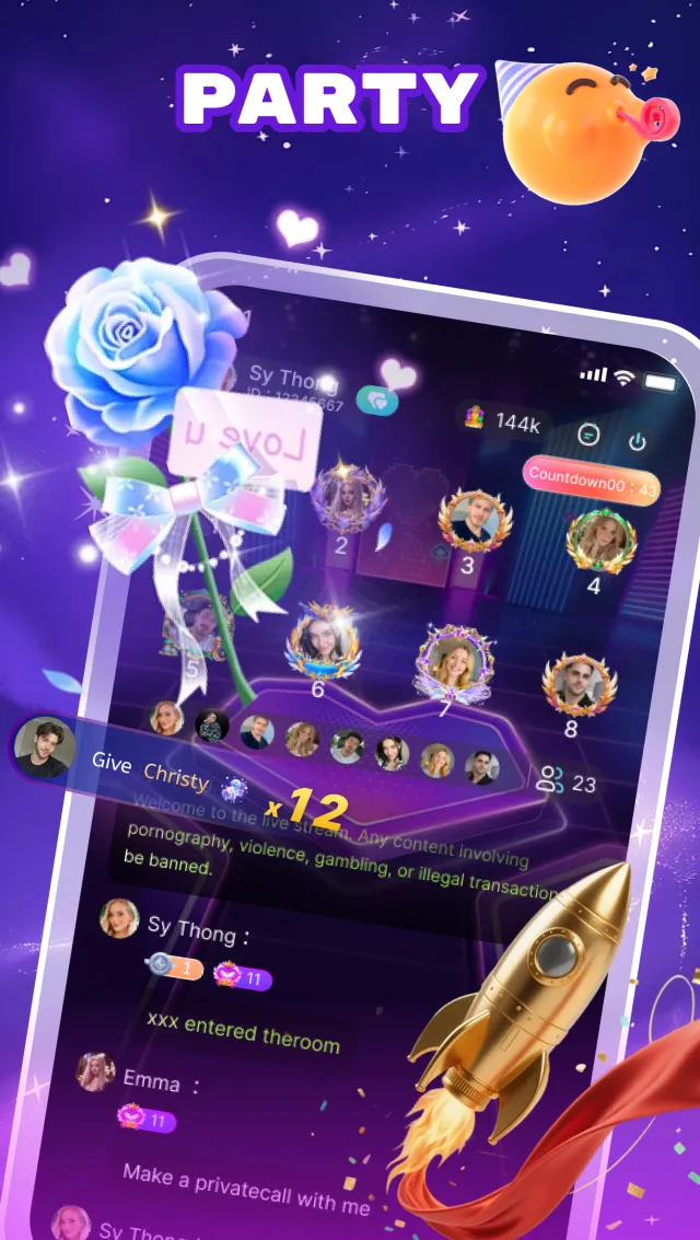 Jovex - Video Chat & Party - Screen 5