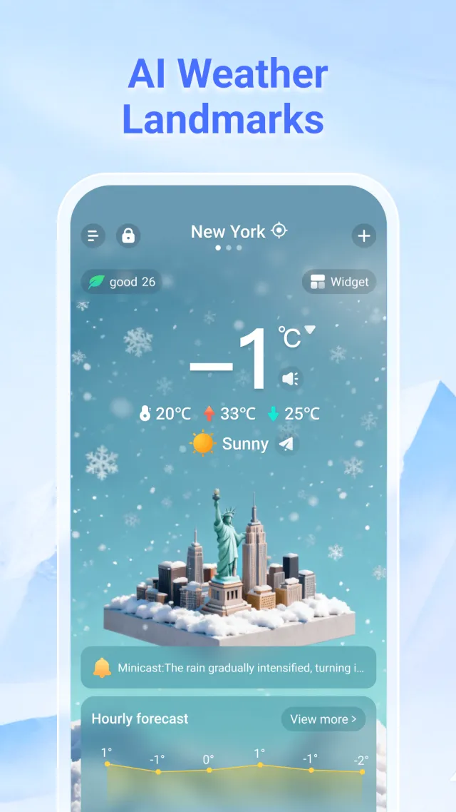 WeatherSight - Live Forecast - Screen 1