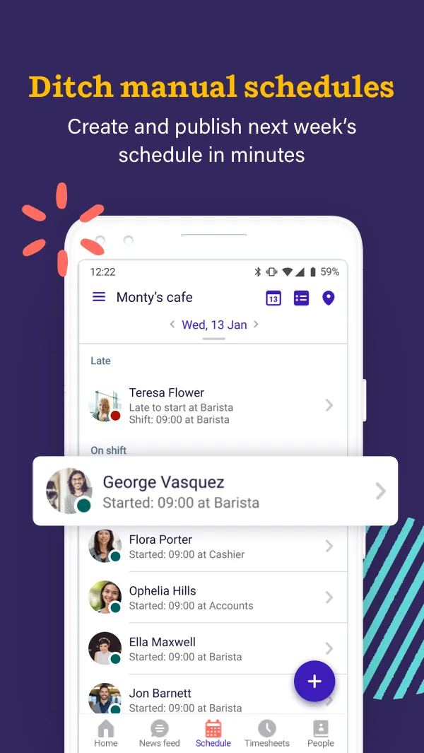 Deputy: Employee Scheduling - Screen 1