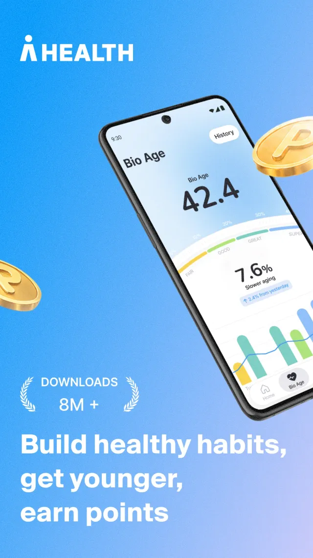 AHEALTH - formerly MoneyWalk - Screen 1