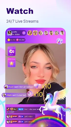 BuzzCast - Live Video Chat App - Screen 1