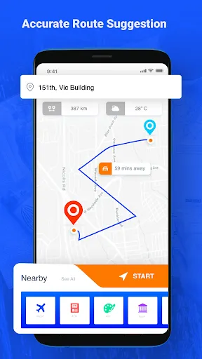 Voice GPS & Driving Directions - Screen 2