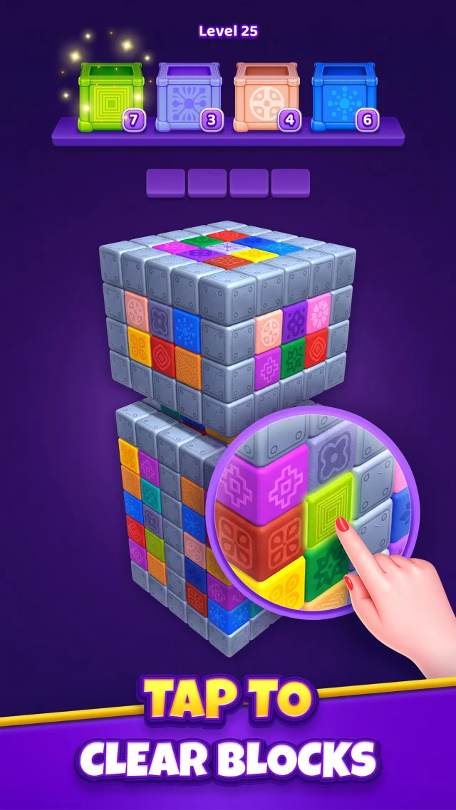 Cube Tap Sort - Screen 2